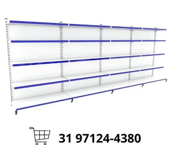 Gondola de Aço Branca Polar Nova
