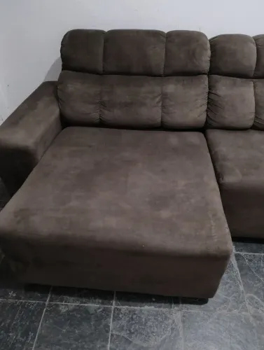 Vendo sofá retrátil muito conservado barato higienizado