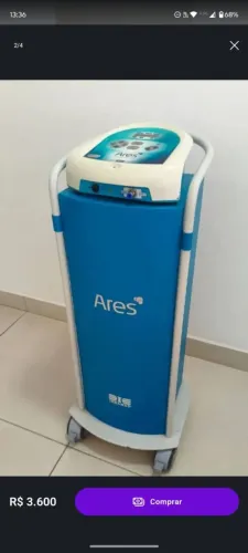Carboxterapia com gás incluso e carrinho