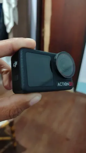 OSMO ACTION 5 PRO CAMERA COM CARREGADOR CABOS E LENTES COMPLETA