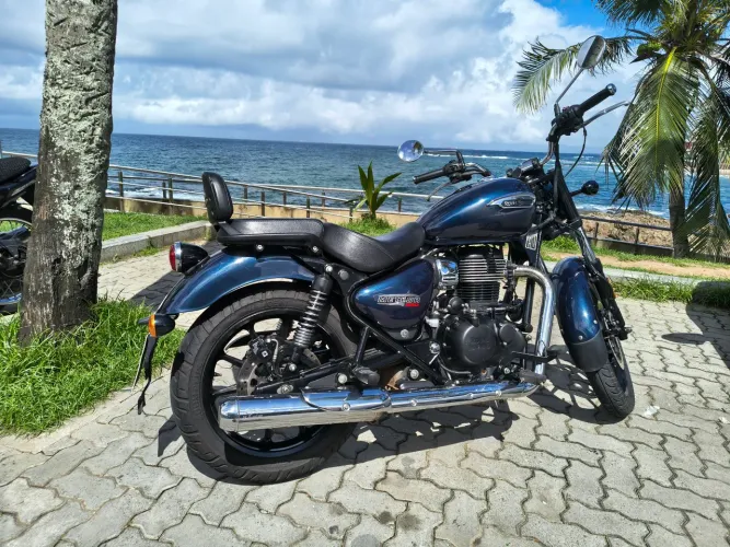 Meteor 350 stellar blue