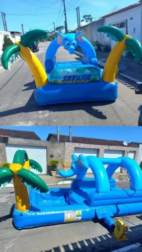 Brinquedo Splash Savana aquático inflável