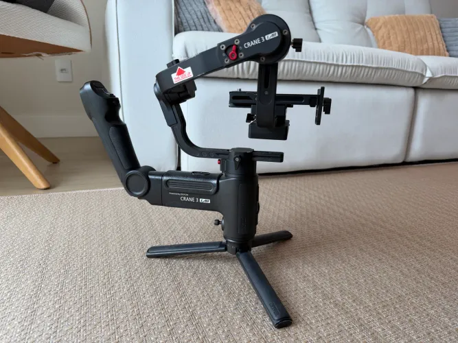 Zhiyun Crane 3 LAB - Gimbal Profissional Completo + Maleta e Acessórios