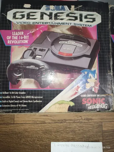 Sega Gênesis completo na Caixa
