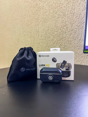Microfone Hollyland Lark M2 Duo USB-C ? Seminovo