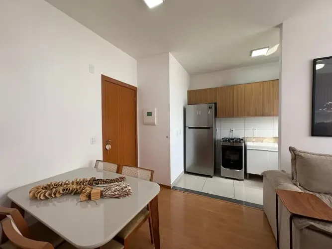 Imóvel para aluguel possui 46 metros quadrados com 2 quartos