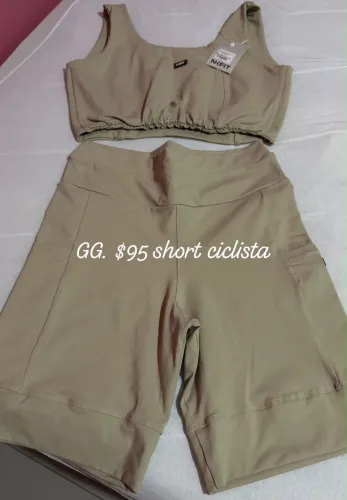 Conjunto esportivo GG tecido poliamida zero transparência