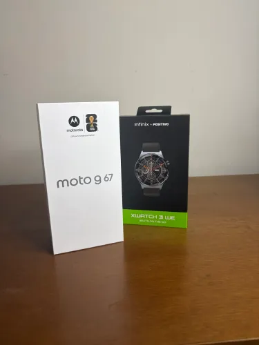 Motorola G67 + Smartwatch Infinix 3 WE | Novos e Lacrados