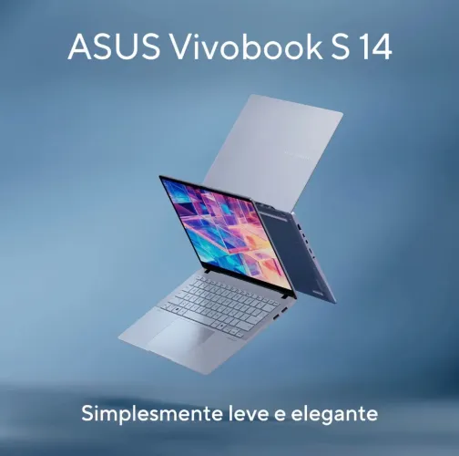 ASUS Vivobook S 14 | Intel Core Ultra 7 | 16GB RAM | SSD 512GB | Com Garantia ASUS