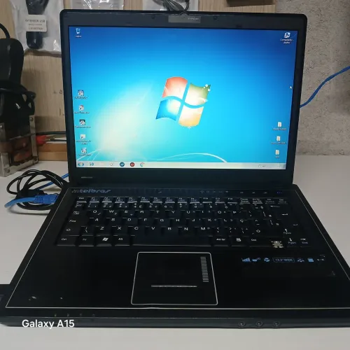 Vendo esse notebook DDR2 da intelbras funcionando