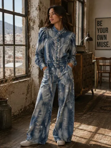 Macacão Jeans Feminino Bardôh | Tamanho 36 | Novo com Etiqueta