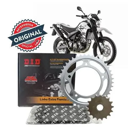 KIT RELAÇÃO APARTI XT 600 TITAN BIZ CG CROSSER FACTO BROS ETC