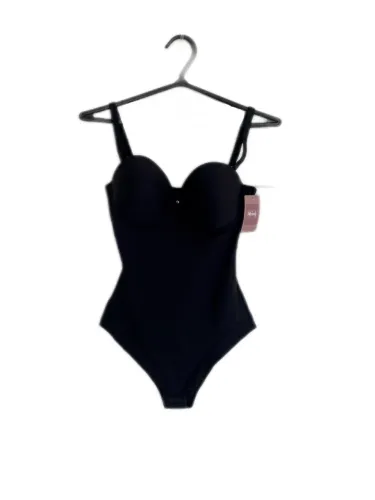 Body Feminino Preto Lingerie Modeladora Média Compressão Preto M