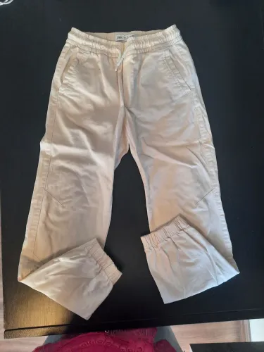 Calça Infantil de Sarja Marca Zara Tam 10