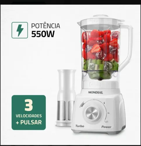 Liquidificador Mondial de 550W