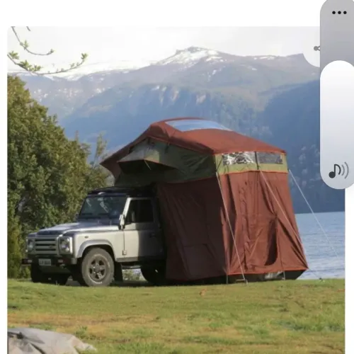 Barraca de teto com anexo marca blue camping