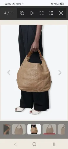 Bolsa original em couro Carolina Hererra