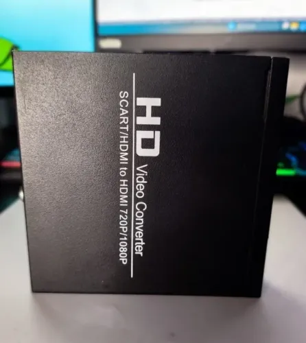 Conversor De Vídeo Scart E Hdmi Para Hdmi Full Hd 1080p / 720p