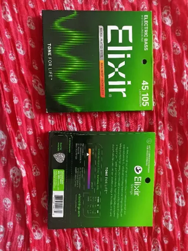 Elixir 45 105 Encordoamento de Contrabaixo 4 cordas