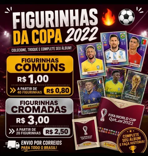 Figurinhas copa do mundo 2022