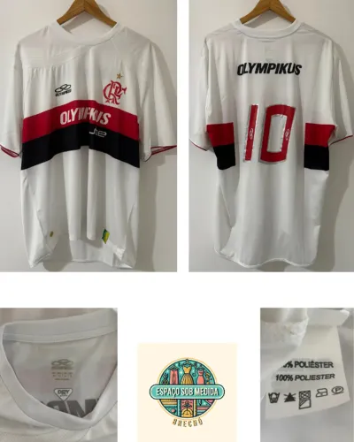Camisa reserva (Uniforme II) do Flamengo Olympikus 2009