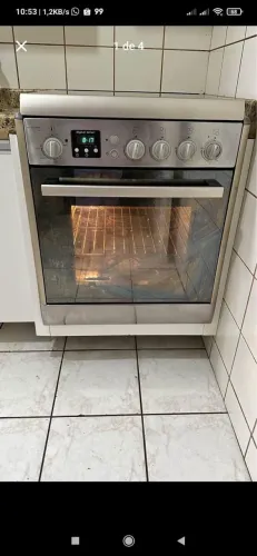 Fogão de embutir 4 bocas espelhado. marca BOSCH 