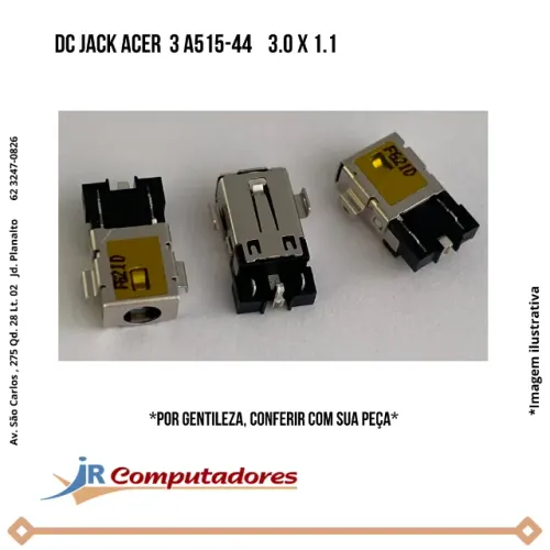 Conector jack / Conector de carga / DC Jack para notebook