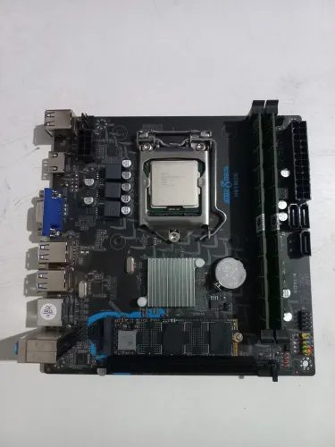 Kit Placa Mãe H61m2K + i5 3° + 16gb 1600mhz + Nvme 128gb