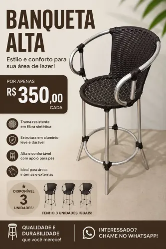 Banqueta alta
