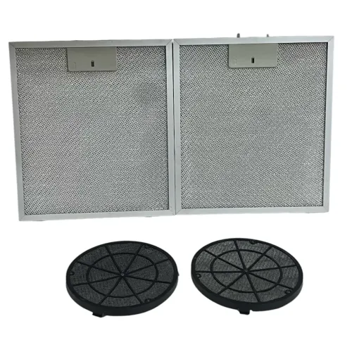 Kit 2 Telas Alumínio + 2 Filtros de Carvão para Depuradpr suggar Slim
