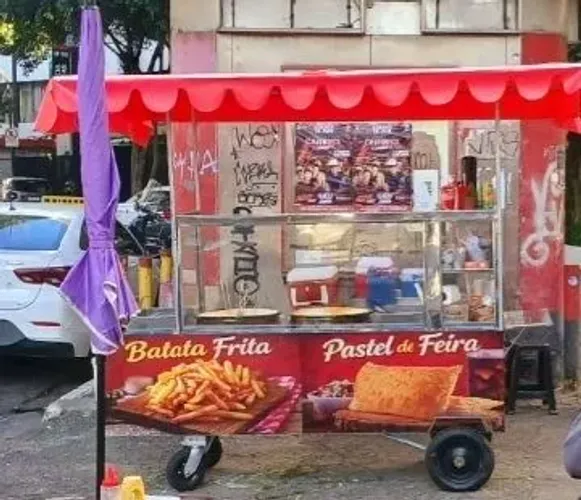 Carrinho com dois tachos