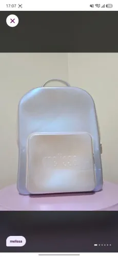 Mochila melissa holografica