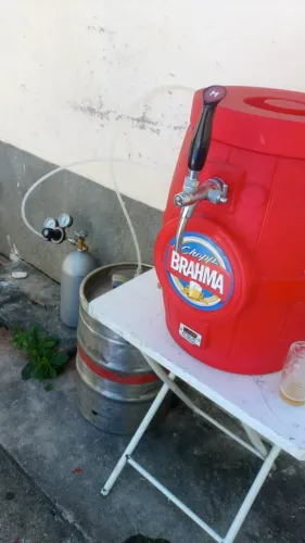 Locação chopp Brahma com chopeira