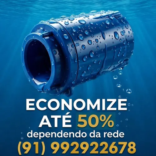 Bloqueador de ar economia água 