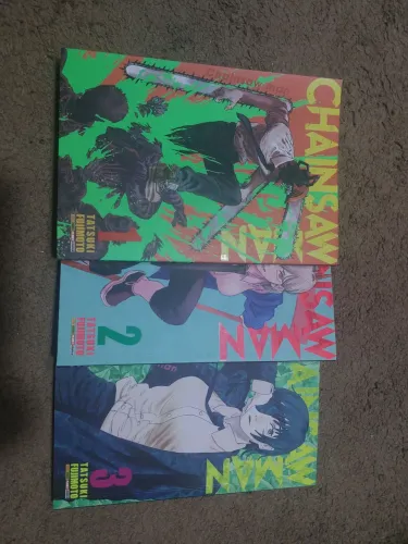 Chainsaw Man vol 1,2 e 3