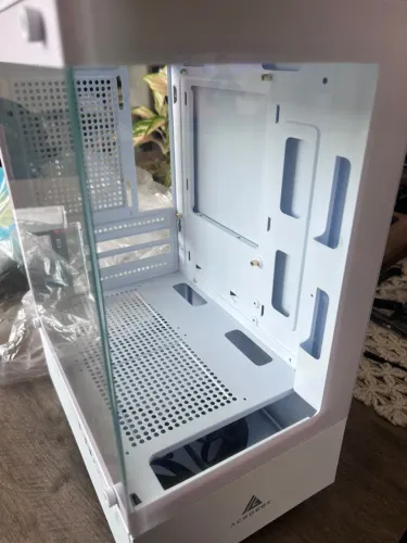 Gabinete Gamer Acegeek Shadow, Mini-Tower, Lateral de Vidro, Branco, AG-SHADOW-WH