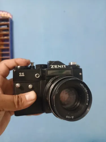 Câmera analógica Zenit + lente hélio leia a descrição do anúncio