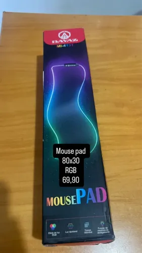 Mouse pad (novo) RGB  - 80x30cm 