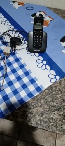 Telefone sem fio seminovo funcionando 