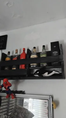 Dois Suporte Bebidas Preto