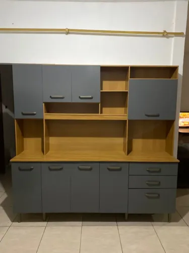 Mega! Armário de Cozinha 8 Portas 3 Gavetas (Novo) Entrega Grátis! 