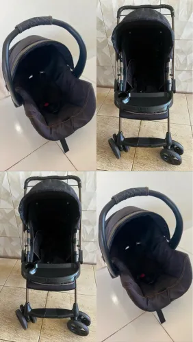 Carrinho de bebê + bebê conforto 