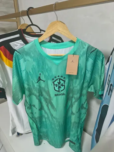 Camisa Brasil - Verde ciano