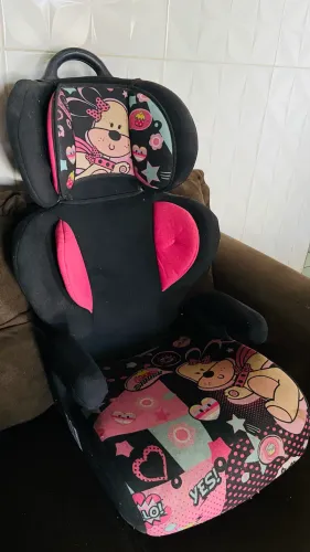 Cadeira infantil feminina para carro