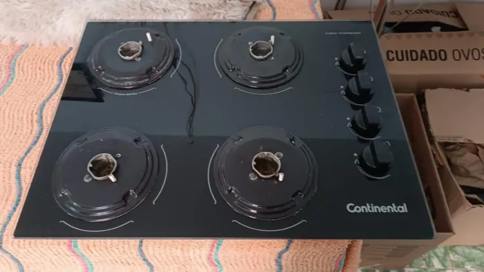 Vende fogão Cooktop em bom estado 4 bocas continental