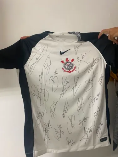 Camiseta Corinthians autografada