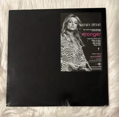 VINIL SINGLE 12'' BRITNEY SPEARS - STRONGER PROMO