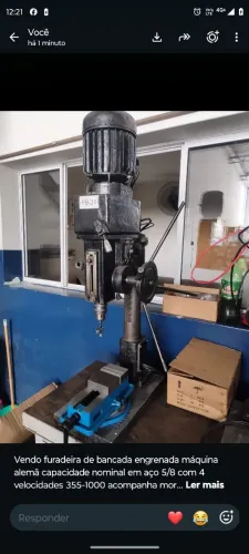 Furadeira de bancada engrenada 5/8 alemã