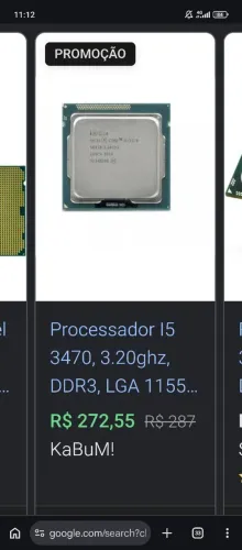Intel core i5 3470 processador alta performance