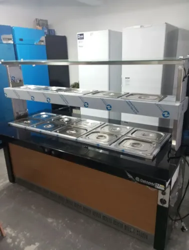 NZ. Buffet combinado AQUECIDO e REFRIGERADO 2 metros Gelopar